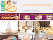 Tablet Screenshot of nudeyoga.net